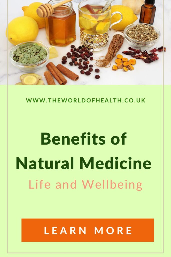 Natural Medicine, Natures Medicine Cabinet The benefits of Natural Medicine or naturopathic medicines also known as natural remedies,  natures own medicine cabinet used to prevent or cure different types of diseases and illnesses.