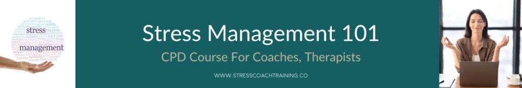 stress management course for life coaches, therapists, holistic practitioners